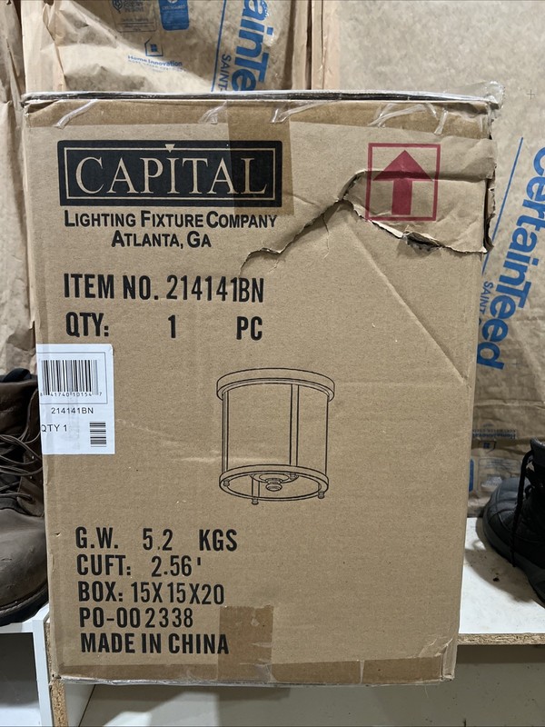 Capital Lighting Flush Mount Ceiling Light 214141BN gallery