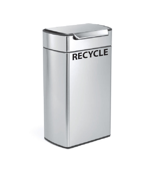 RECYCLE and TRASH Bin Die Cut Stickers Label Recycle Can Decals 4 for 1 gallery