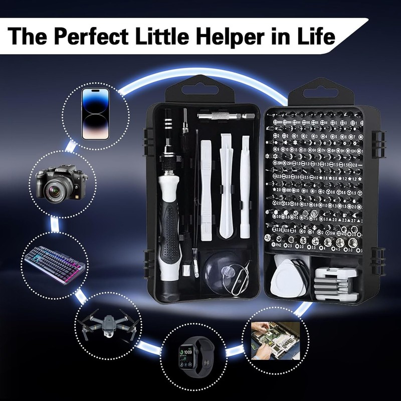 138 in 1 Multi-function TORX Magnetic Repair Tool Precision Screwdriver Set gallery