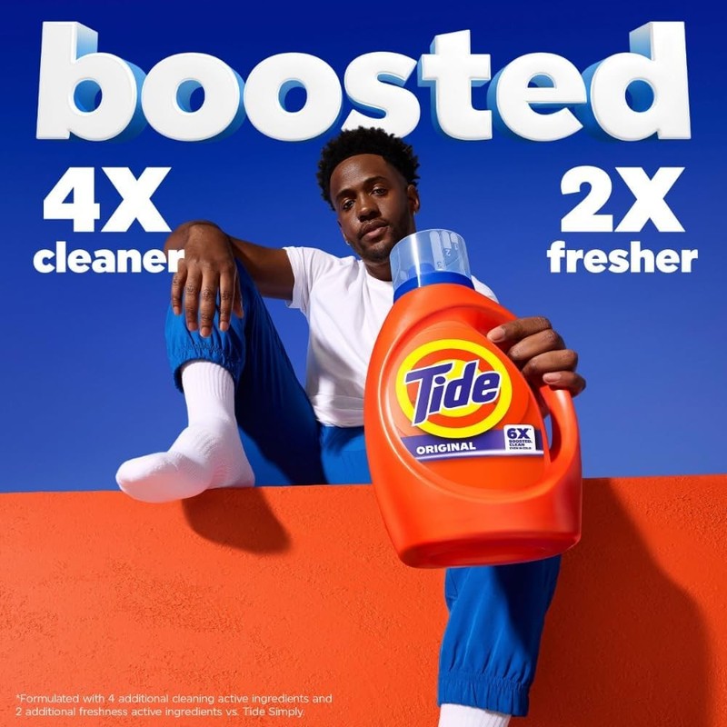 Tide Laundry Detergent Liquid, Original Scent, 64 Loads, 80 FL OZ gallery