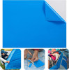 Extra Large Pool Liner Repair Patch 2.8 Ft X 4.1 Ft Blue Self Adhesive Vinyl Poo gallery