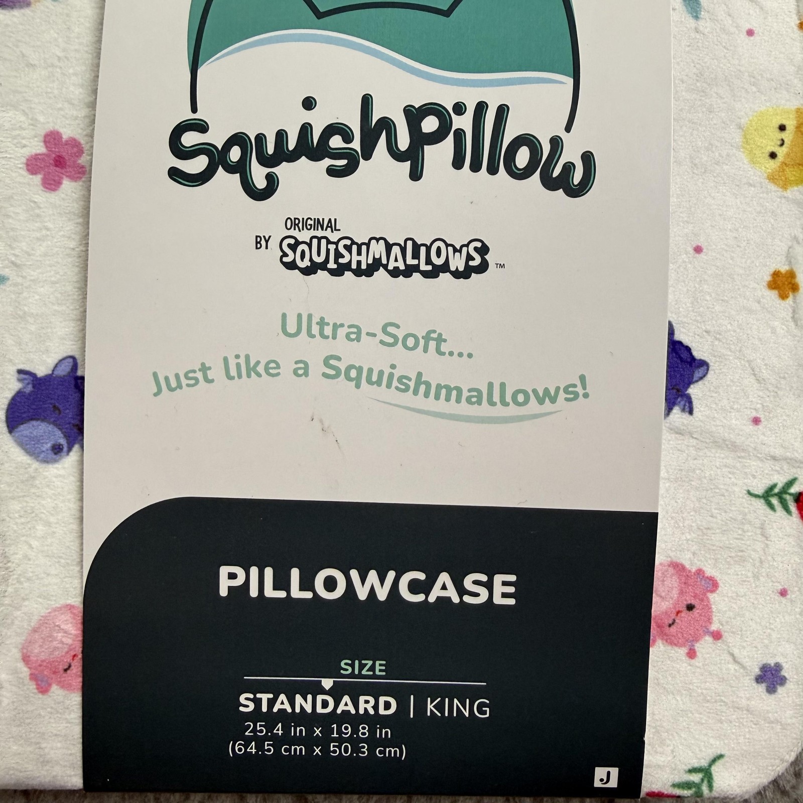 Squishpillow Mal Pillowcase Standard 20x26 Multicolor Kids Print Supersoft New gallery