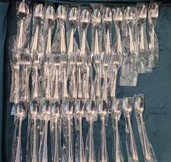 35 pc Gorham Fairview Stainless Flatware Stainless Misc Spoons Iced Coctail 18/8
