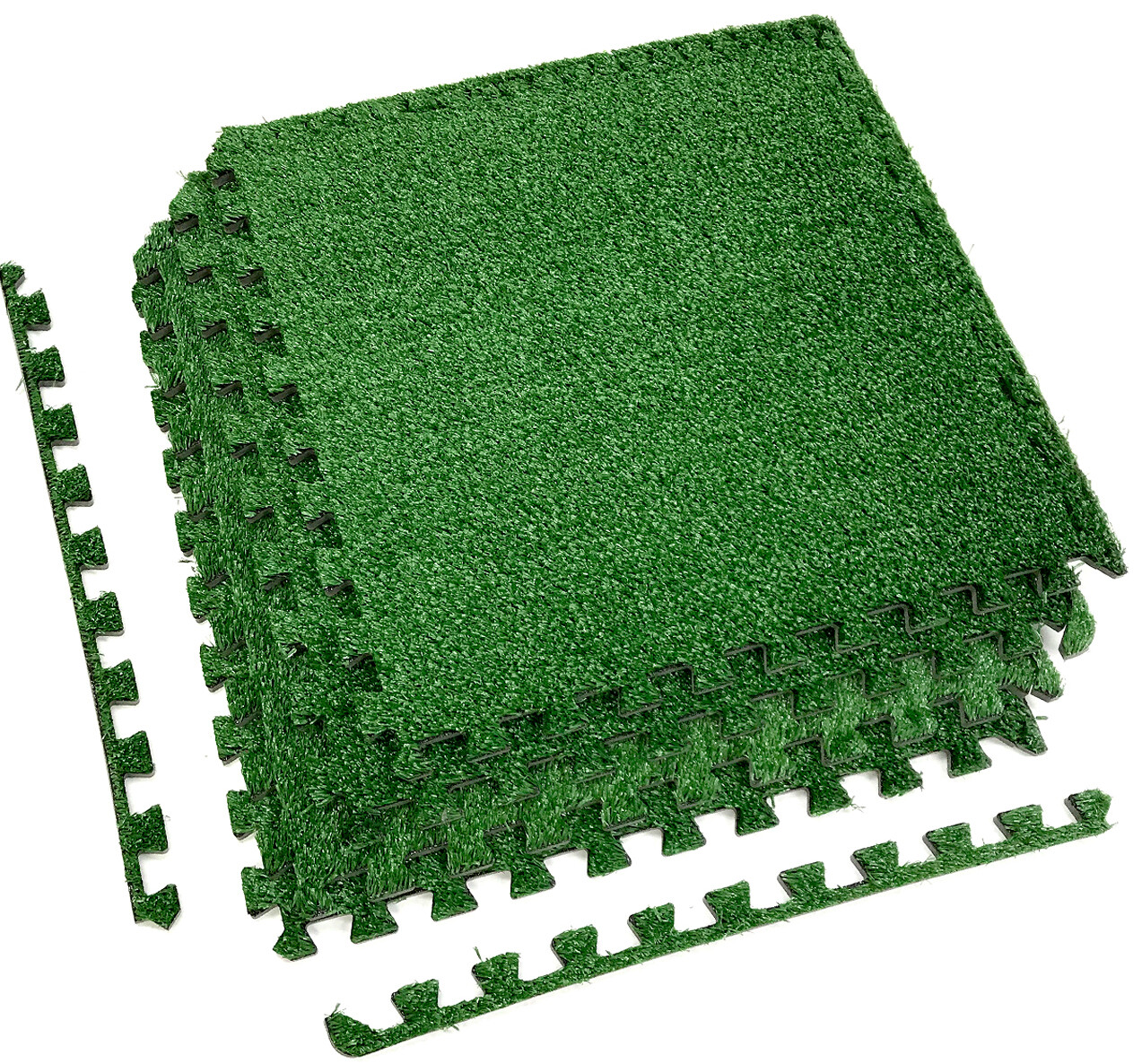 Sorbus Grass Mat Interlocking Tiles - Soft Artificial Deck Carpet Turf Flooring gallery