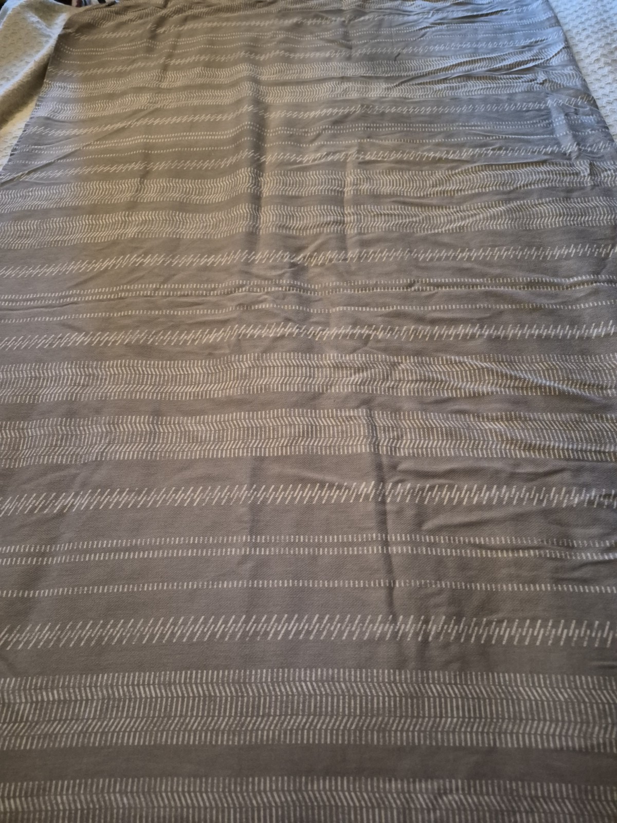 COMMON THREAD Gray Polyester/Cotton Shower Curtain gallery