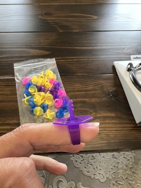 Plastic ring pop ring bases (50 ct.) for homemade ringpops gallery