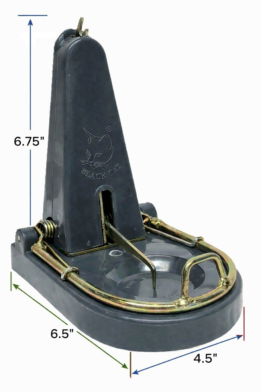 2 pack, Black Cat Rat Trap, Heavy Duty Rat and Rodent Trap, Set of Two (2) gallery