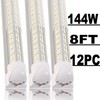 12/48 PACK 8Ft LED Shop Light Fixture,144W 18000 Lumens 6500K Daylight White, gallery