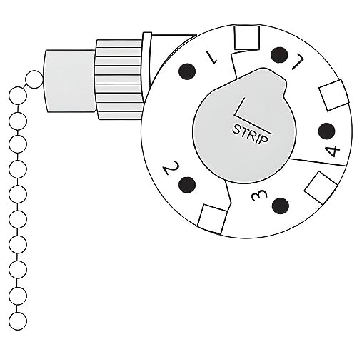 ZE-268S5 ZH 4 Speed 5 Wire Pull Chain Ceiling Fan Switch Replacement Repair gallery