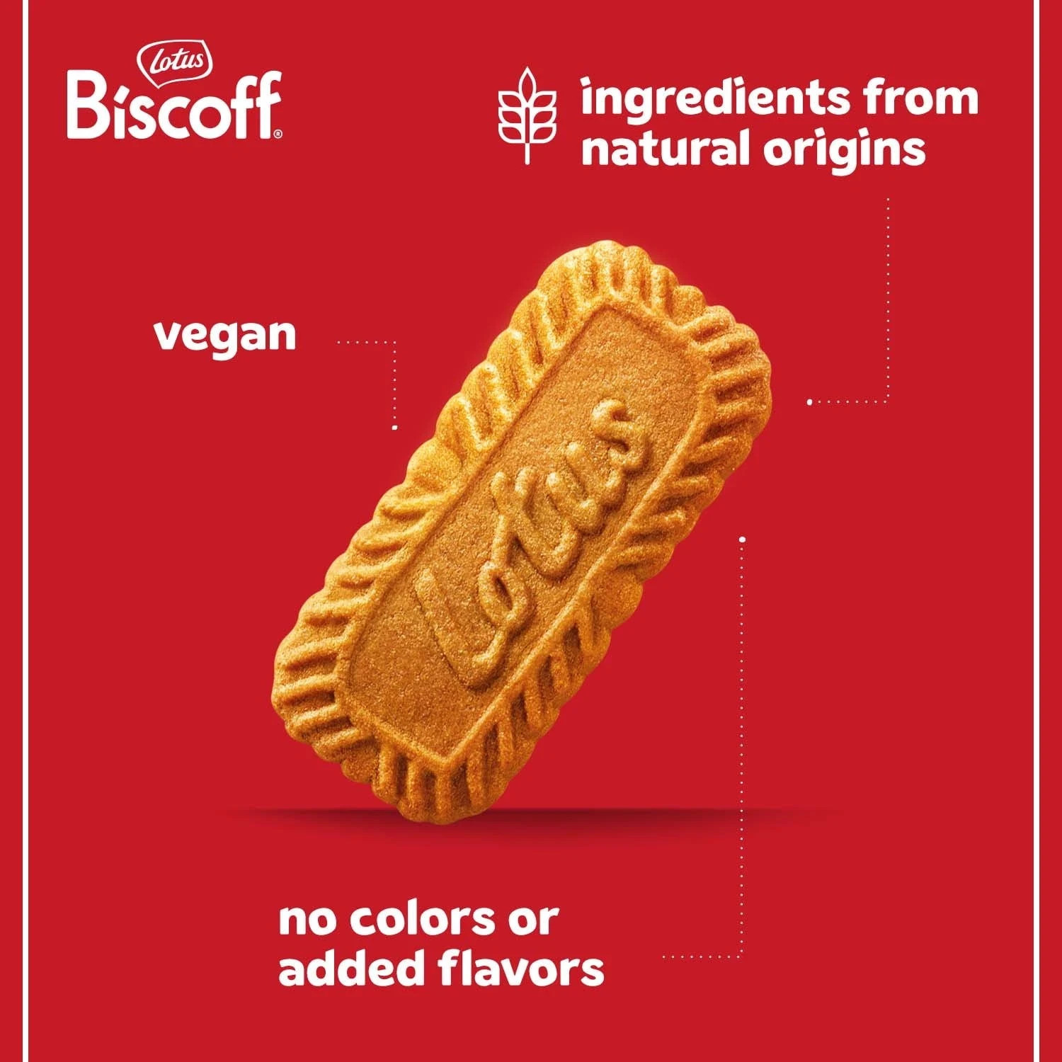 Lotus Biscoff Cookies, 17.6 Oz, Dispenser Box (20 sleeves of 2 XL cookies) New gallery