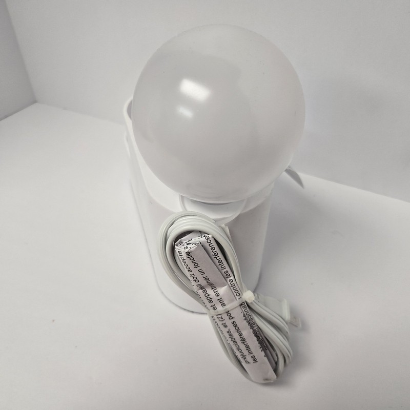 NEW Orb Light Organizer- Touch Table Lamp - Room Essentials™ Clean White gallery