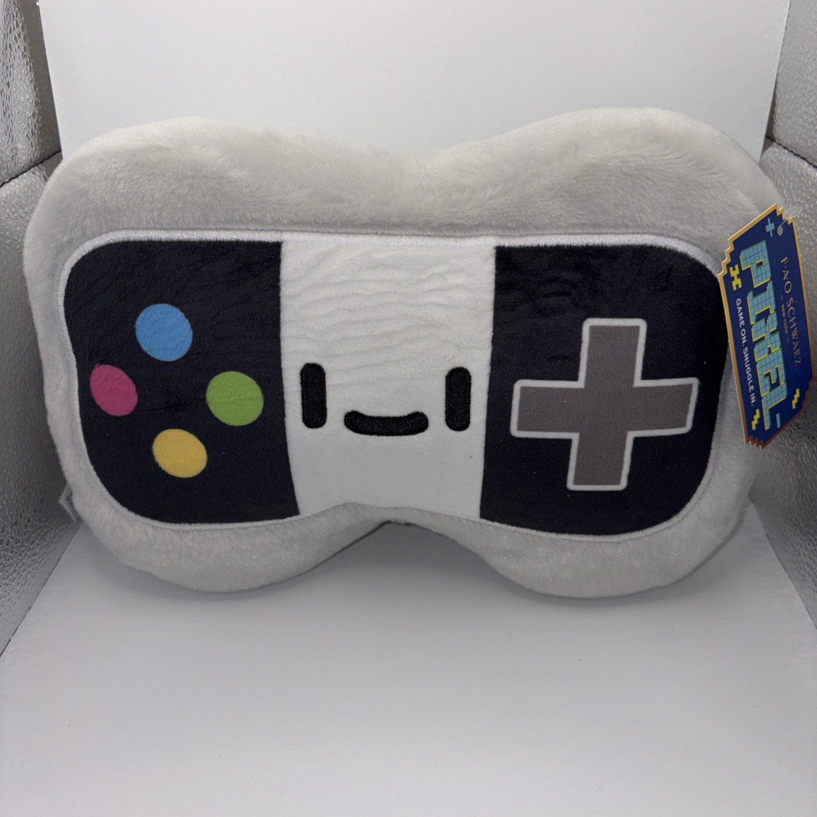 New FAO Schwarz Retro Game Controller Toy Plush Pillow Pixel gallery