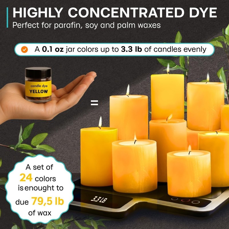 Vibrant Candle Dye Chips Collection gallery
