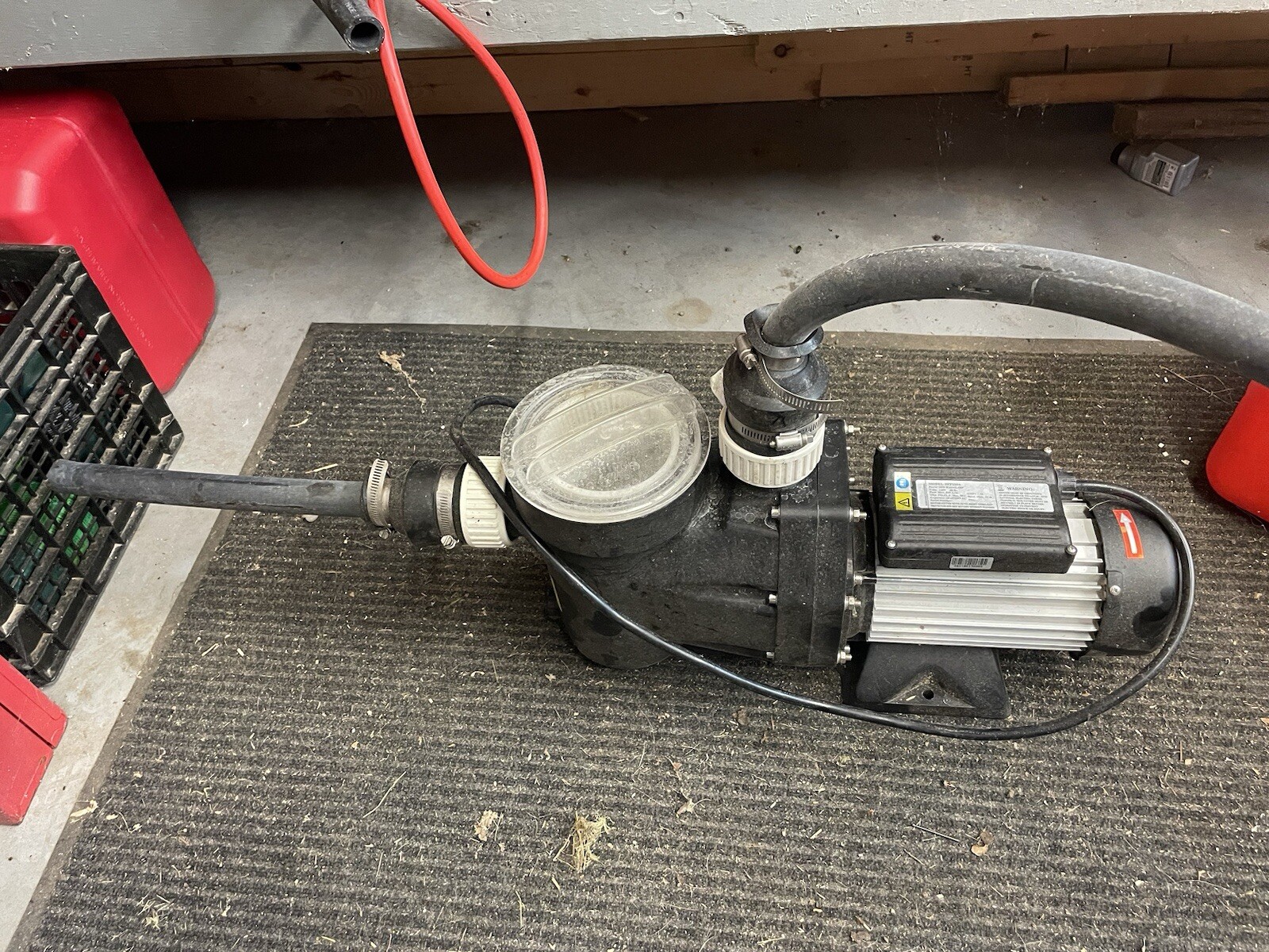 2.5HP POOL PUMP MOTOR ABOVE GROUND SWIMMING POOL FILTER HI-FLO W/ STRAINER BASKE gallery