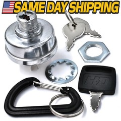 Starter Ignition Switch fits Scag 48798 w/ 3 Keys & FREE Carabiner & Key UPGRADE
