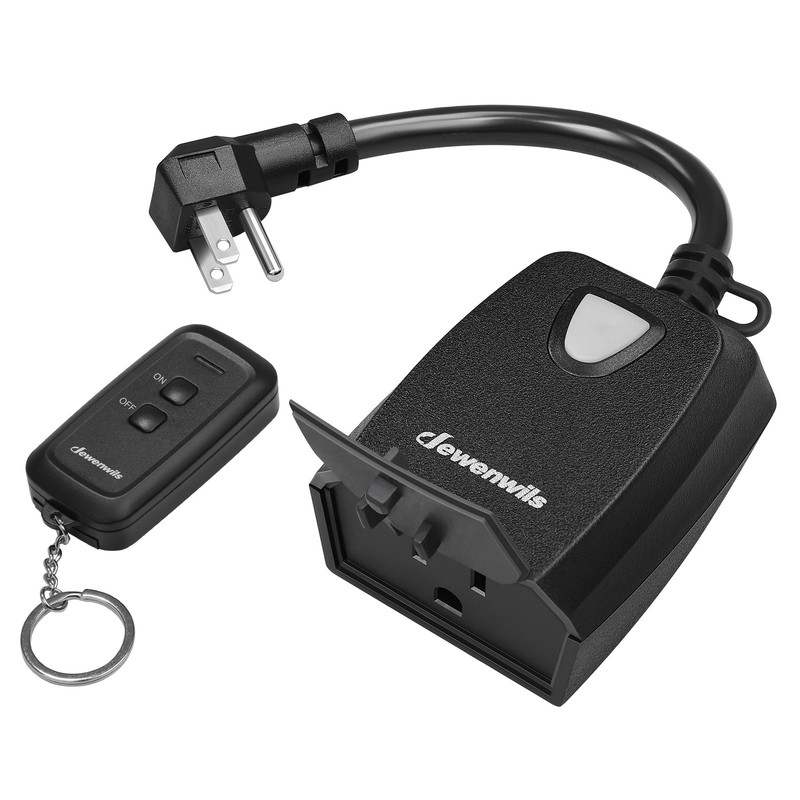 DEWENWILS Wireless Remote Control Electrical Outlet Switch Outdoor Indoor gallery