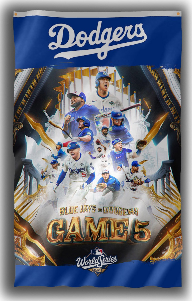 Baseball Team Memorable Custom Flag 90x150cm 3x5ft Dodgers New Good Banner gallery