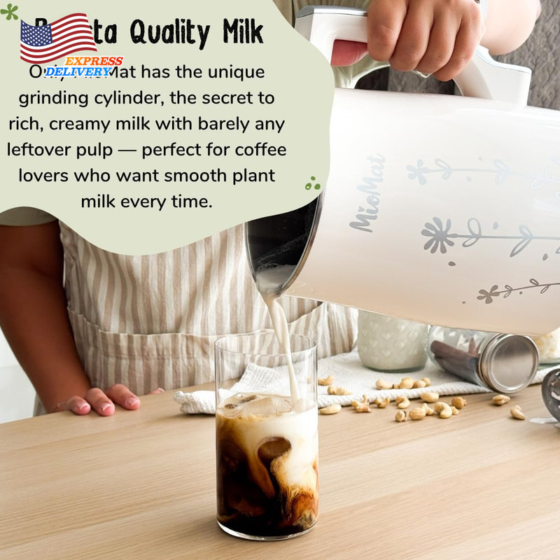 Plant Based Milk Maker Make 40Oz Natural Almond Milk Oat Milk Coconut Milk gallery