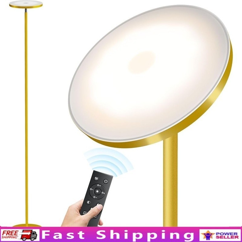Super Bright Dimmable LED Floor Lamp Remote Control Adjustable 69 Inch New gallery