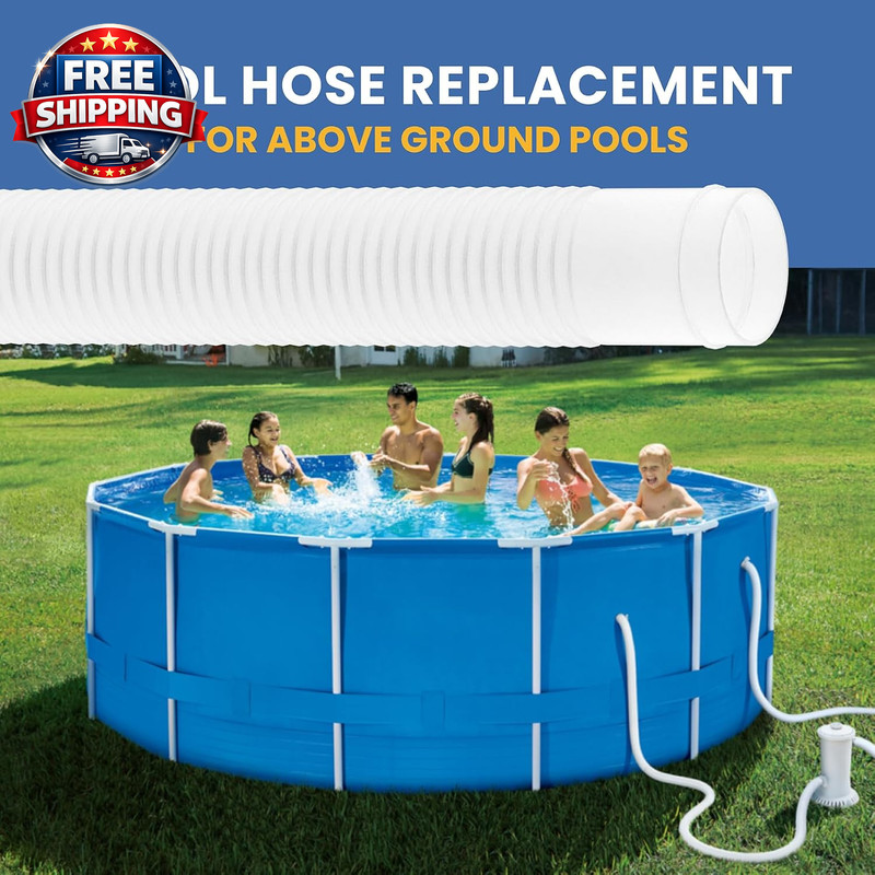 1.5" X 2' Plastic Return Suction Pool Hose Replacement for Summer Waves SFX1000 gallery