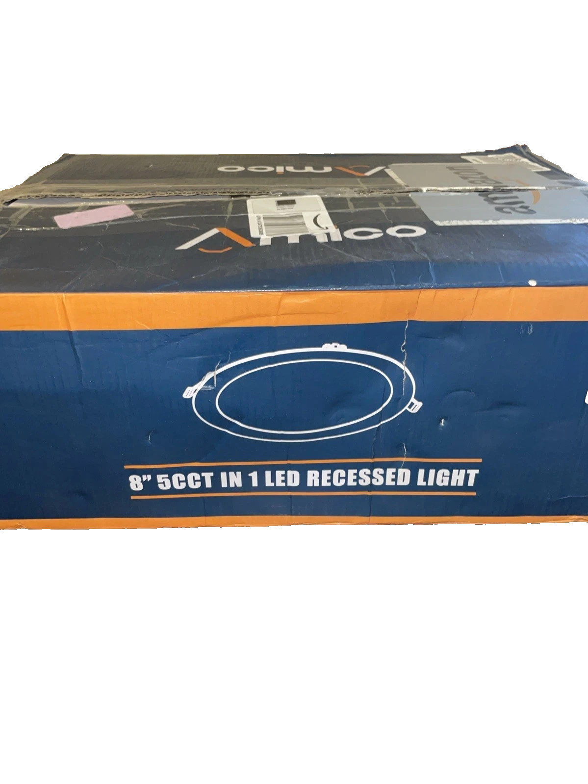 AMICO 12 PACK 8 INCH 5CCT LED RECESSED CEILING LIGHT ADJUSTABLE 2700-5000K THIN gallery