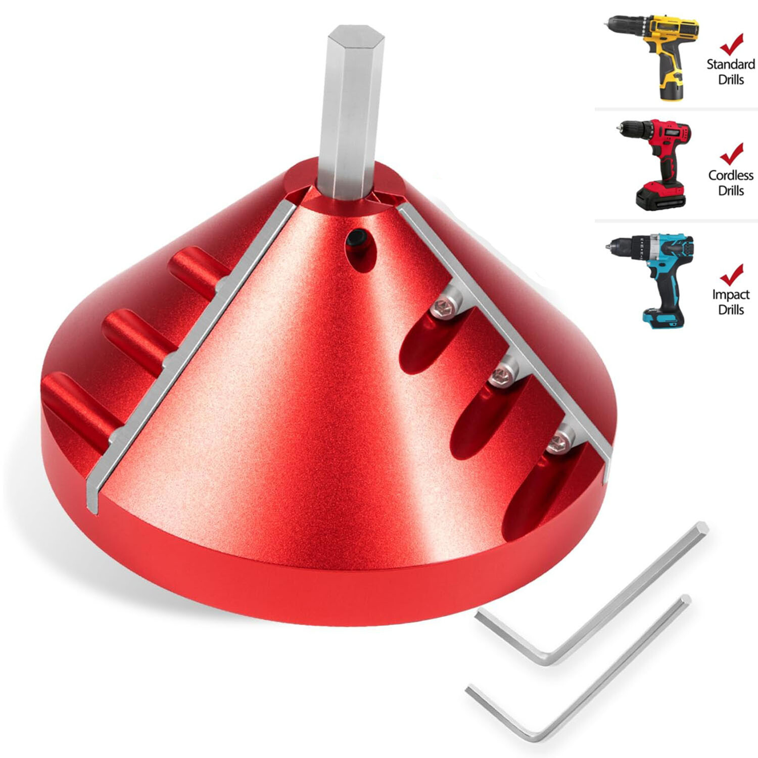2 in 1 Chamfer Tool for PVC, CPVC, ABS, PP, PE for OD 0.75"-3.5", ID 0.92"-3.89" gallery