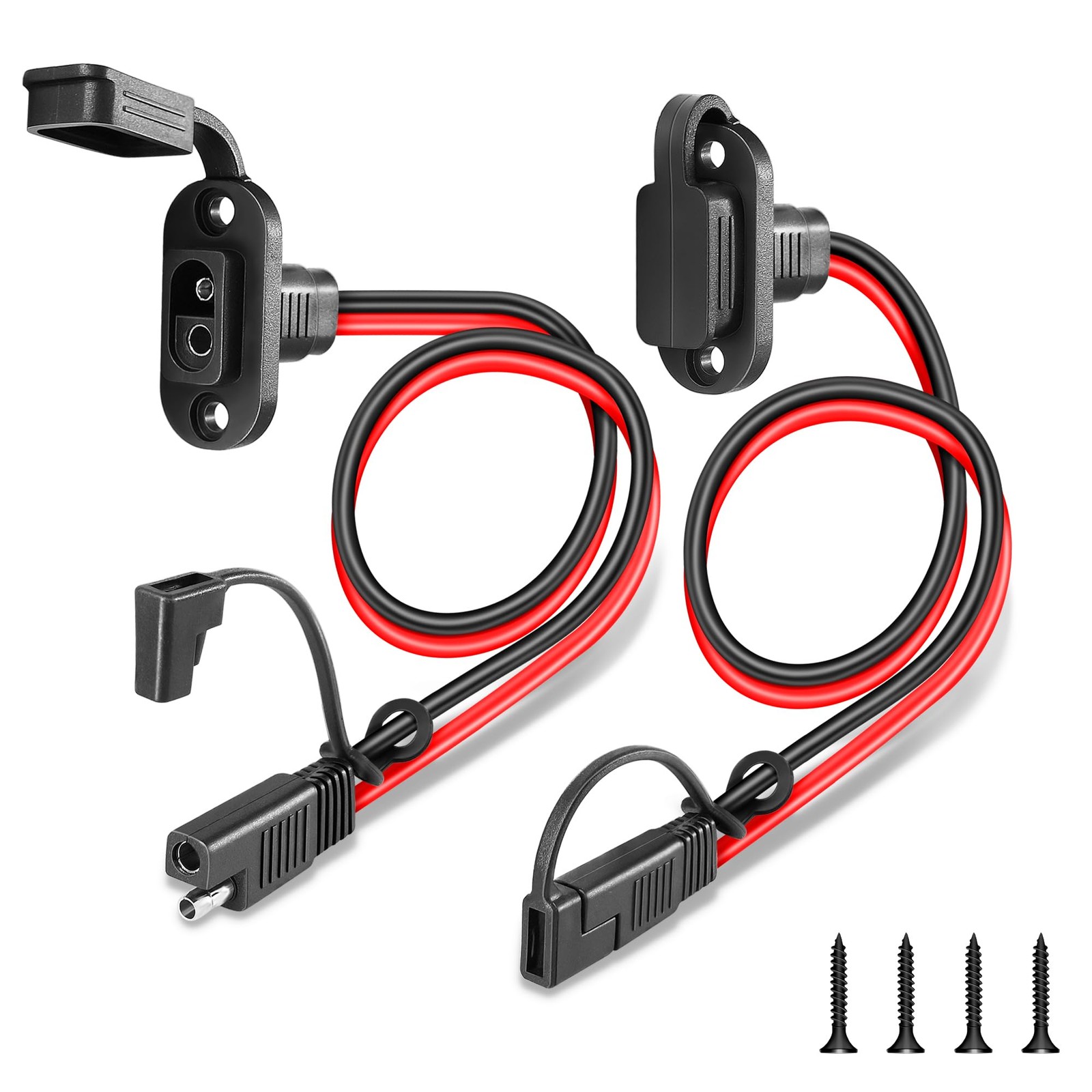 SAE Connector 2FT 10AWG, Battery Quick Connect 2FT, sae to 2FT-2pcs gallery
