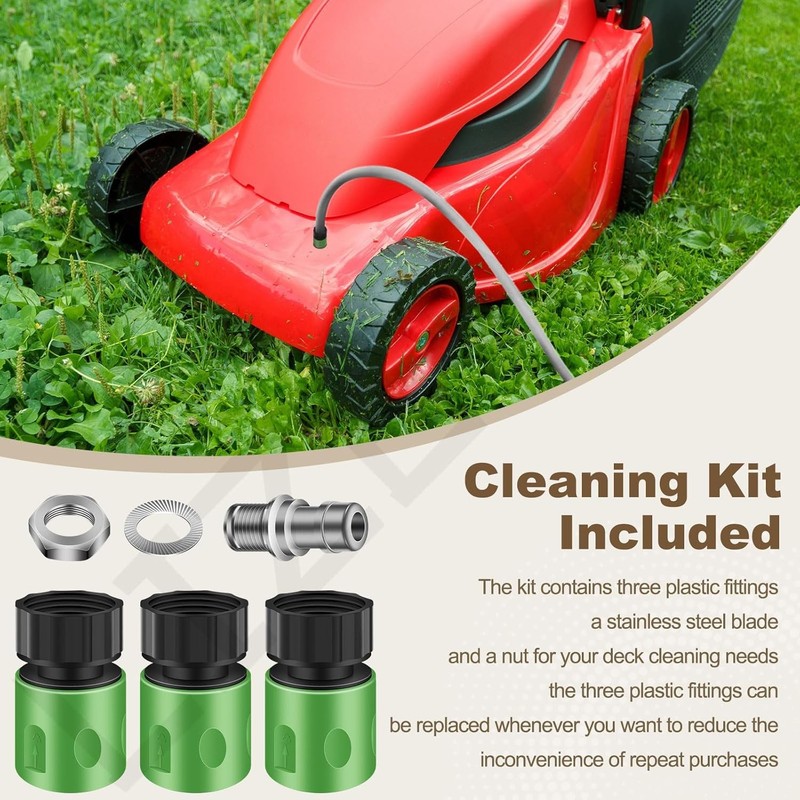 Lawn Mower Deck Wash Kit / Quick Connect Riding Kit... gallery