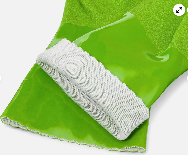 Star Kitchen & Home True Blues Ultimate Green Household Cleaning Gloves (Medium) gallery