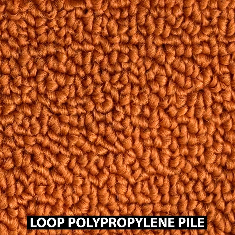 Custom Size Solid ORANGE Indoor Hallway Slip Resistant Backing Stair Runner Rug gallery