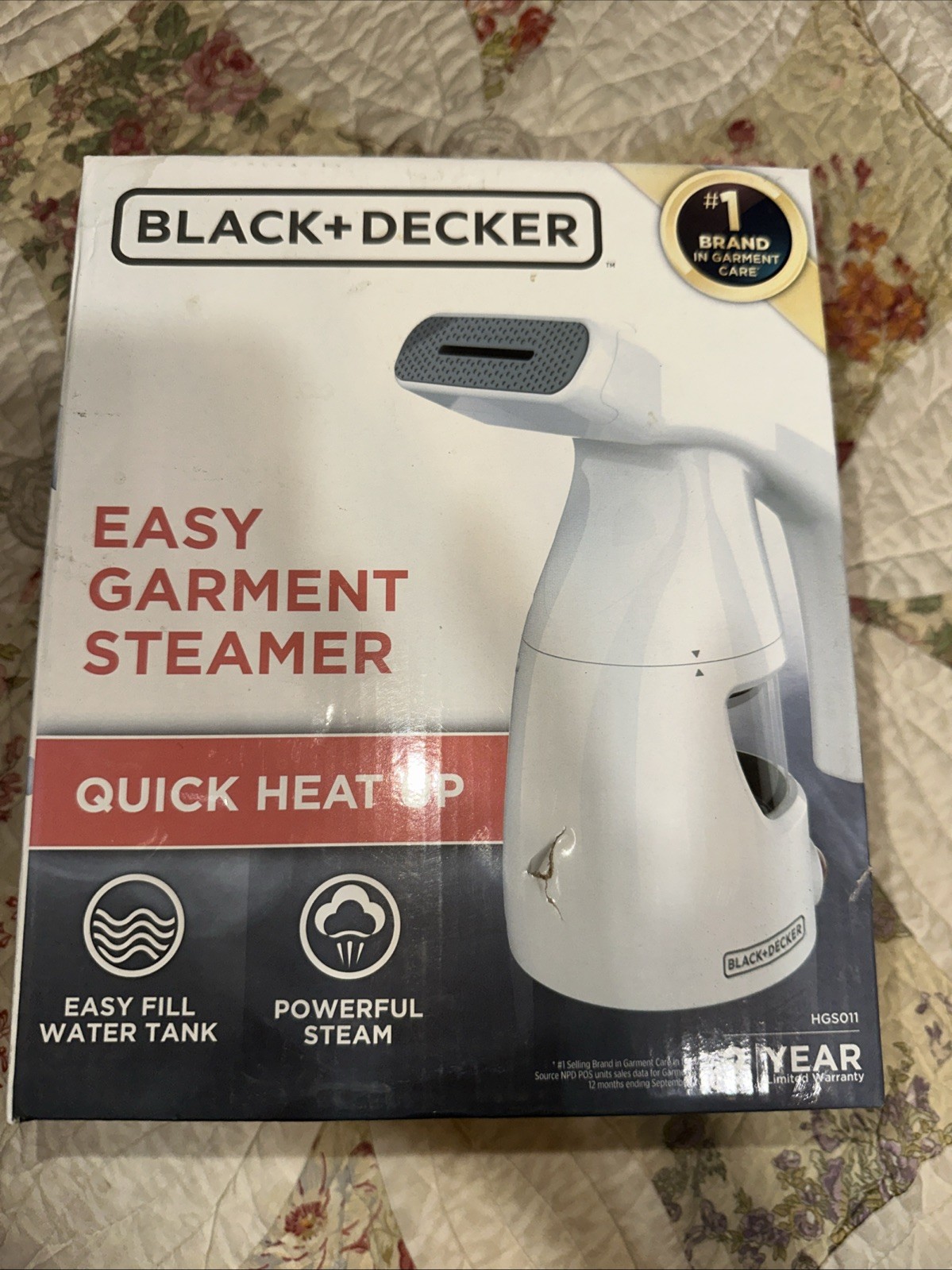 BLACK+DECKER Easy Garment Steamer BRAND NEW gallery
