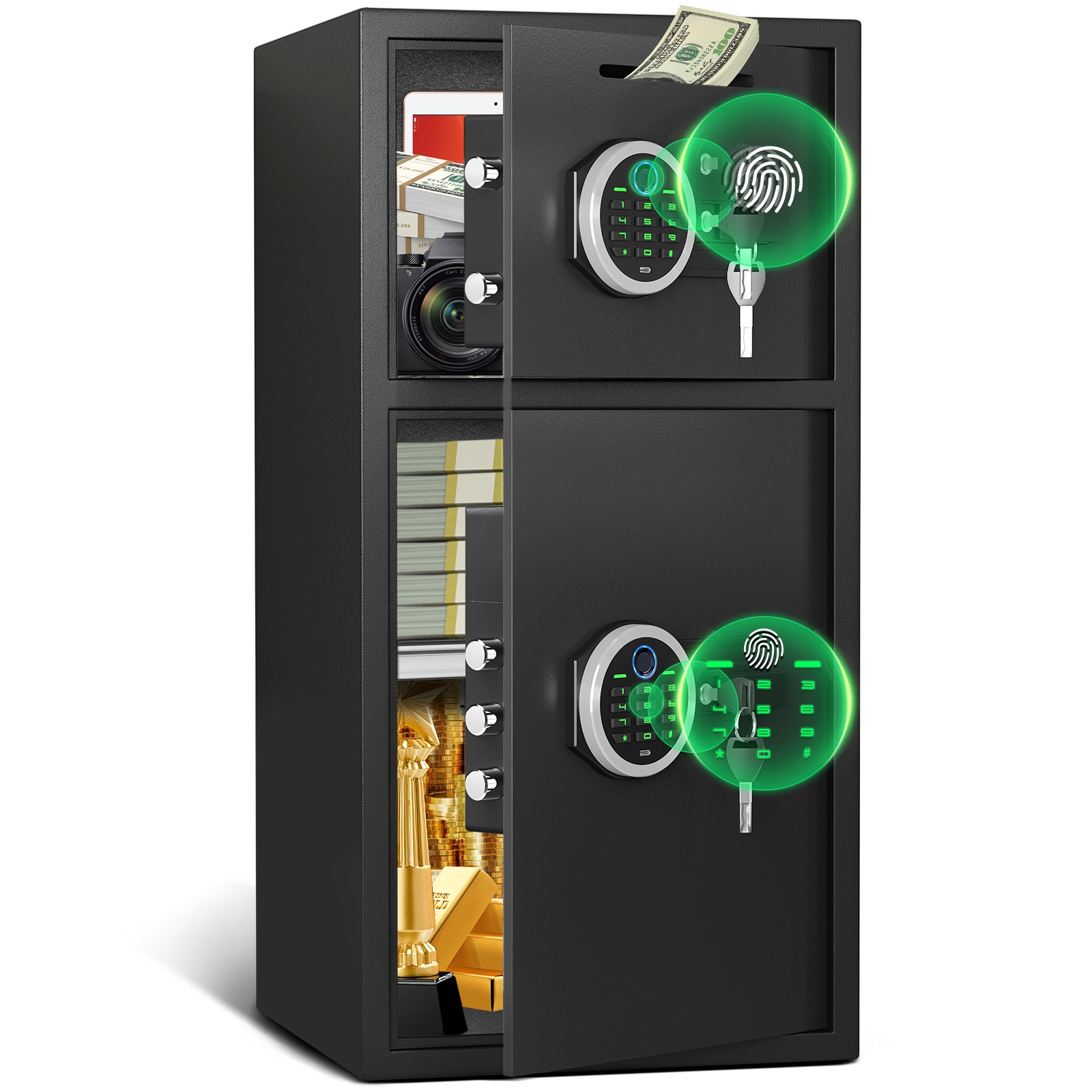 6.0 Cu Ft Large Home Safe Box, Digital Home Security Safe Box With Deposit Slot gallery