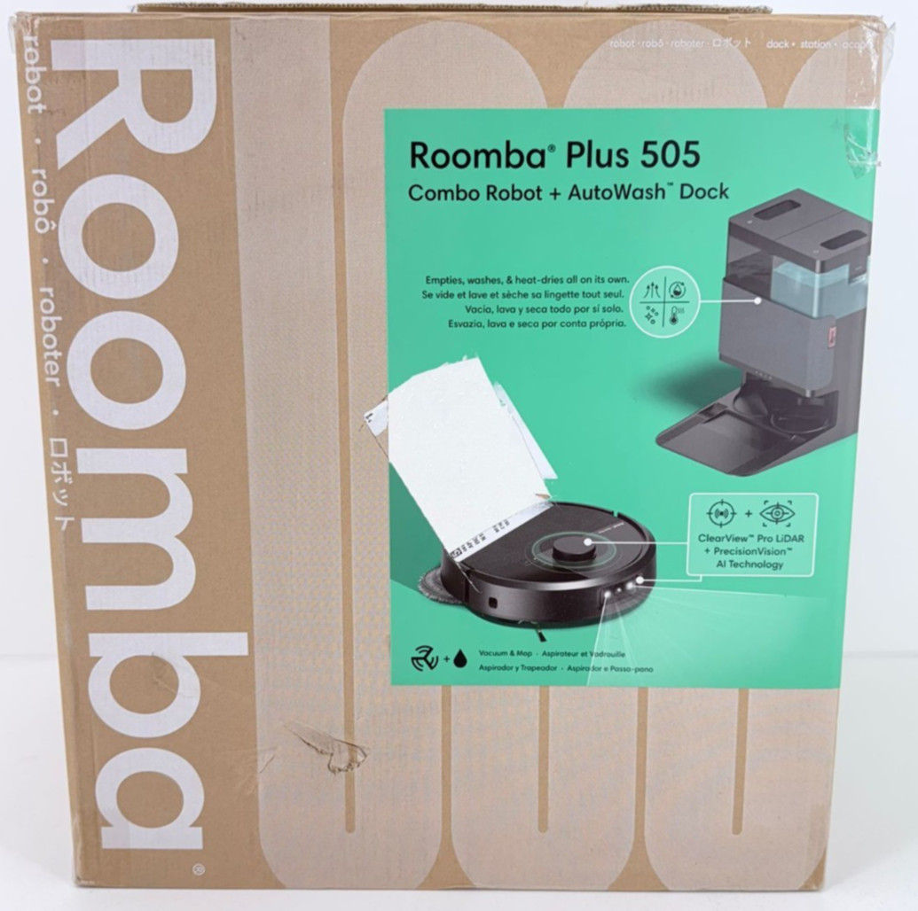 iRobot Roomba Plus 505 Combo Vacuum & Mop w/ AutoWash Dock, 80x Suction gallery