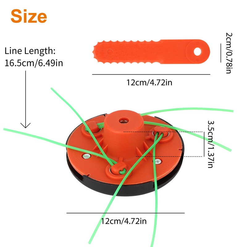 Universal Trimmer Head Replacement Gas Electric for Weedeater for Weed Eater NEW gallery