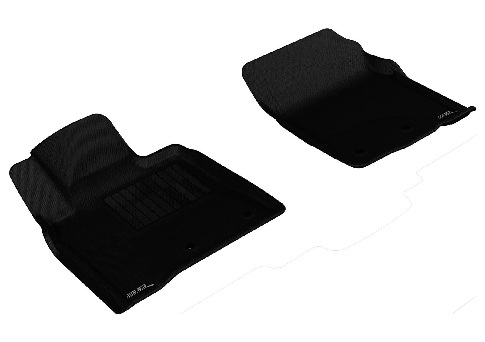 3D MAXpider Front Row Custom Fit All-Weather Floor Mat for Select Lexus LX570... gallery