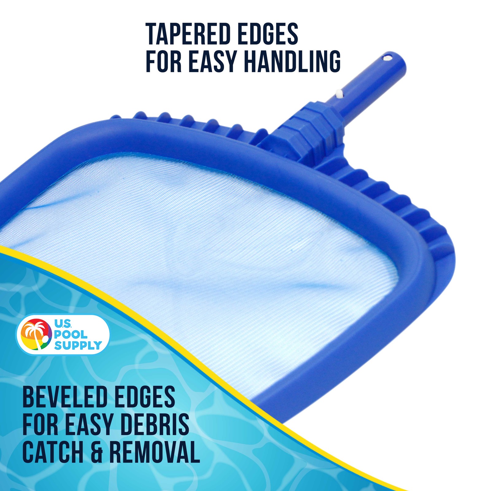 Professional Heavy Duty Pool Leaf Skimmer Net, Fits Standard Swimming Pool Poles gallery