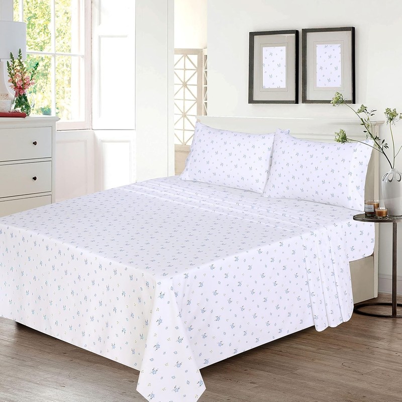 100% Cotton Percale Sheets King Size – Crisp Cooling Bed Sheets for Hot gallery