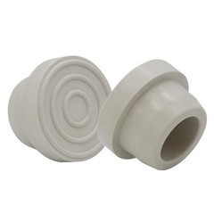 Pool Ladder Bumpers Inground Replace Rubber End Plugs 1.90 Inch White 2 Pack