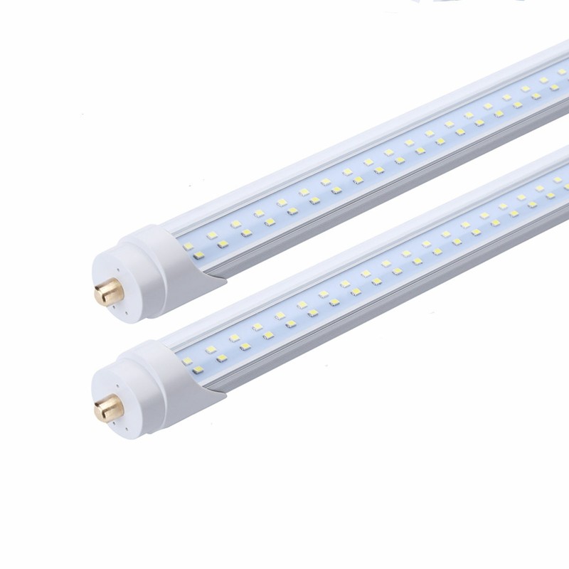 Single Pin 8FT 45W LED 5000K 6000K 8 Foot Fluorescent Bulb 65W 2 Rows Tube Light gallery