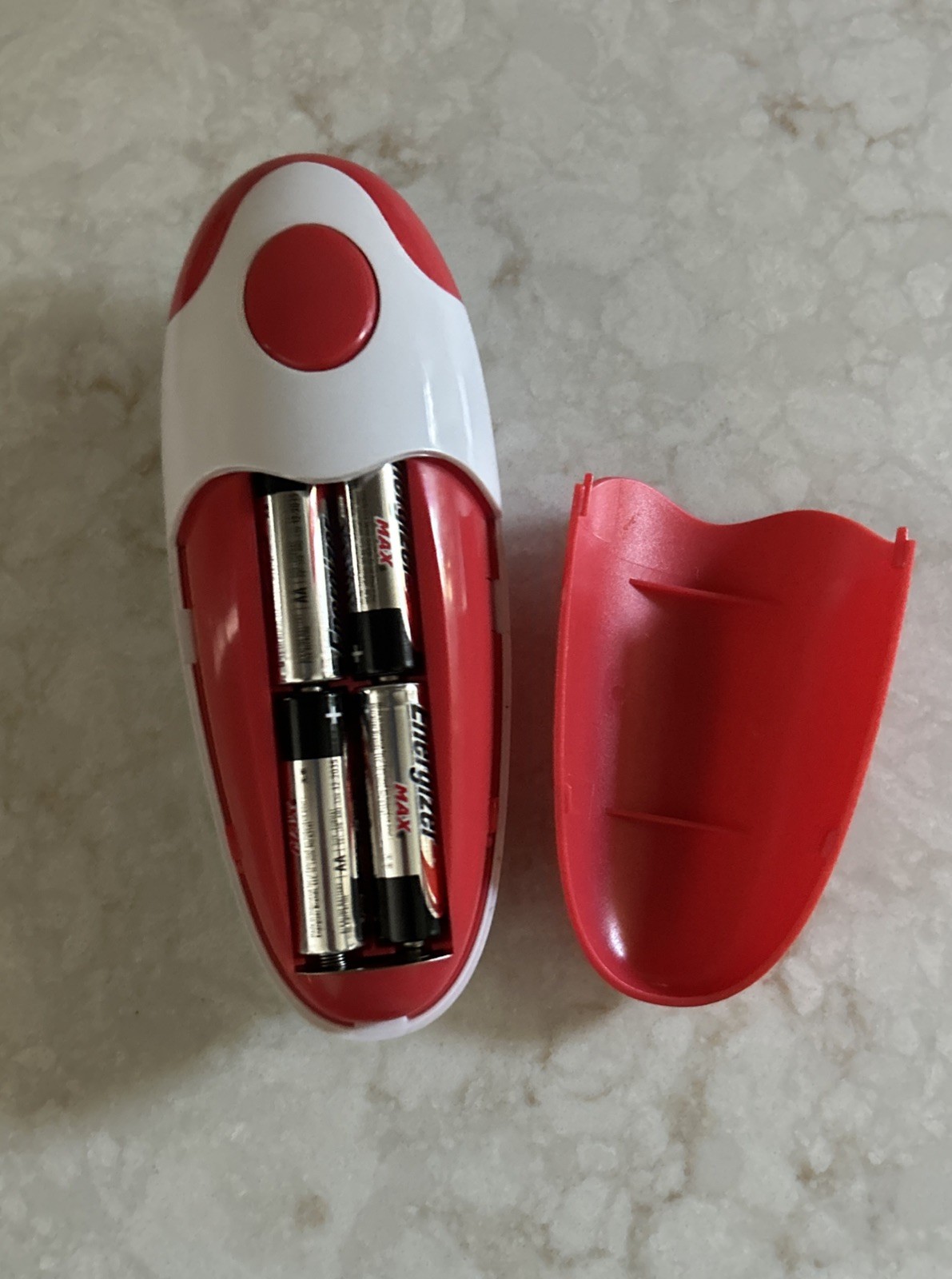 Kitchen Mama Auto Electric Can Opener Red Battery Operated CO1100-R USED READ gallery