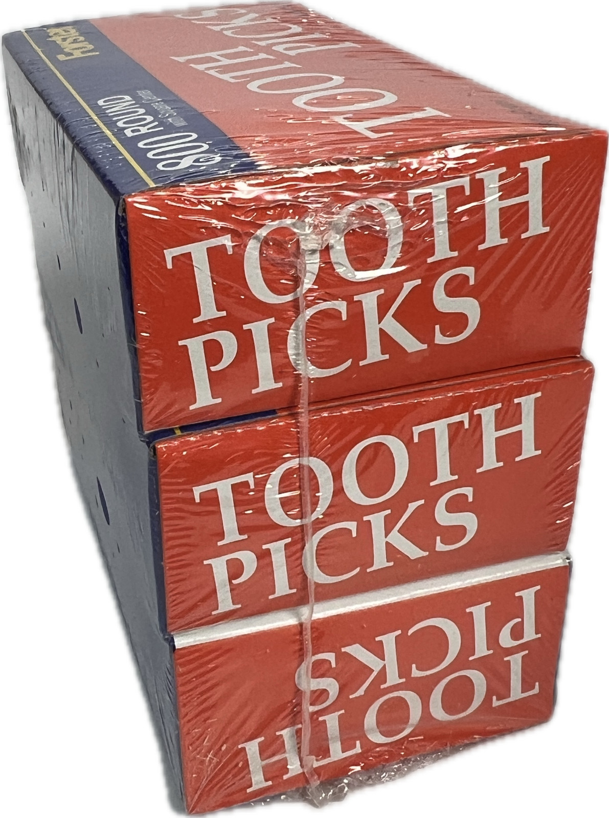 3/800 Forster Round with Square Center Wooden Toothpicks USA Birch Wood gallery
