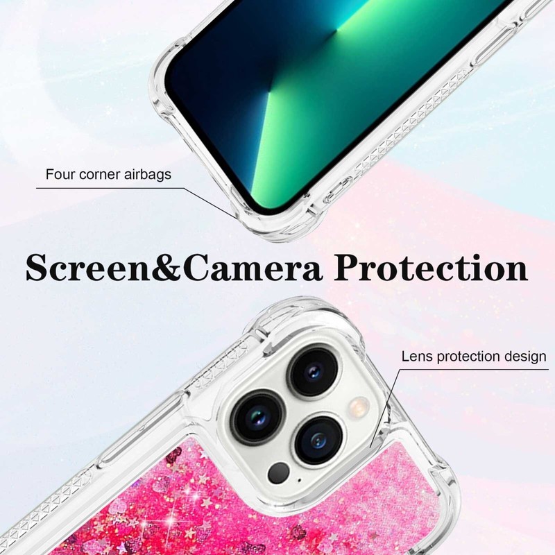 For Google Pixel 9 Pro 8 7A Liquid Glitter Hard Shockproof Phone Case Cover gallery