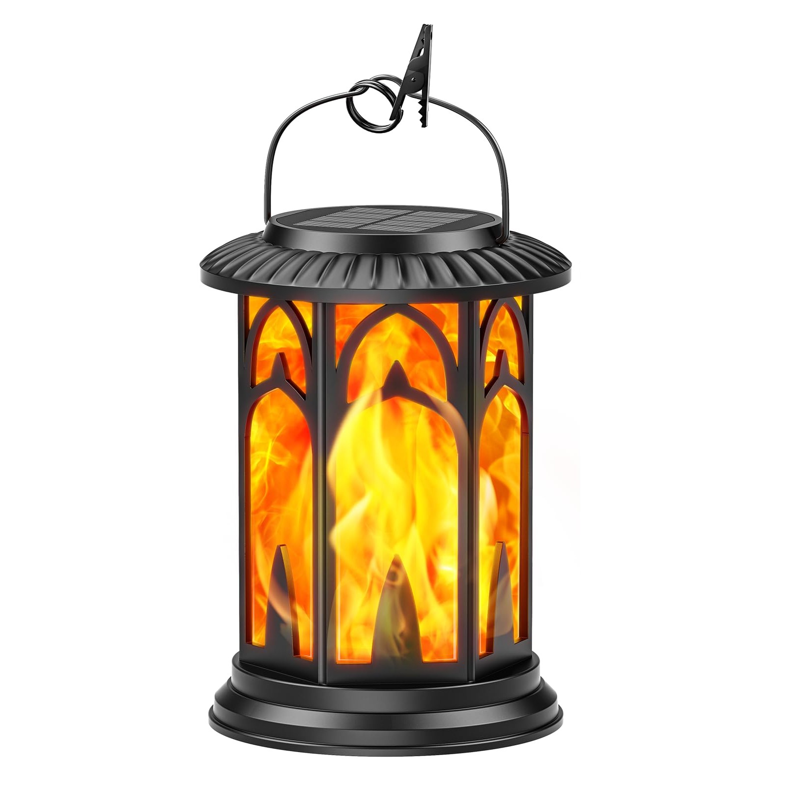 1-4x LED Solar Lantern Hanging Lights Outdoor Yard Patio Garden Waterproof Decor gallery