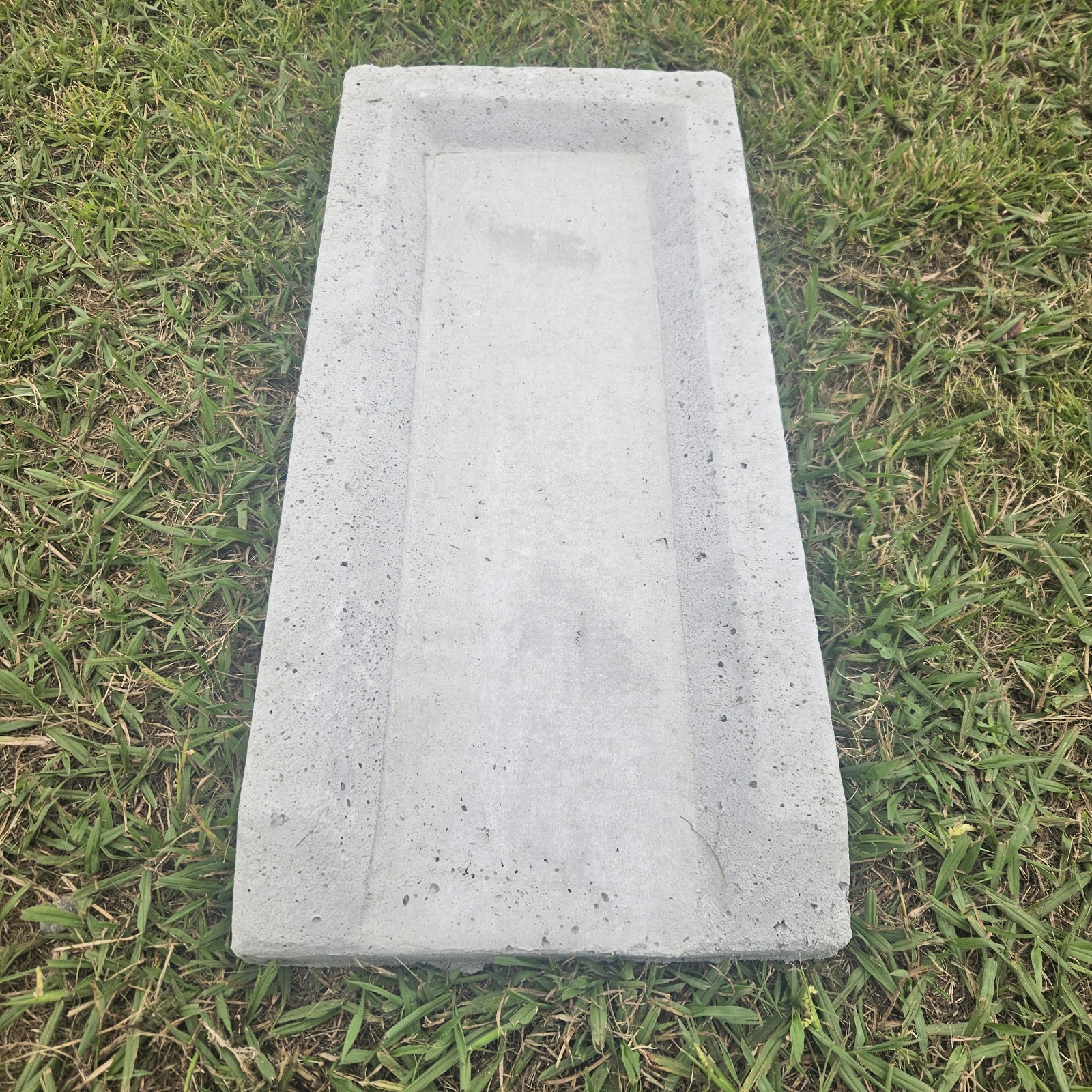 Concrete Gutter Splash Block - Approximately 23.5 Inches Long And 11 Inches Wide gallery