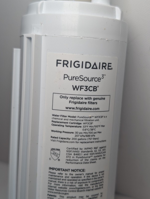 Frigidaire WF3CB PureSource3 Refrigerator Water Filter Genuine Sealed gallery