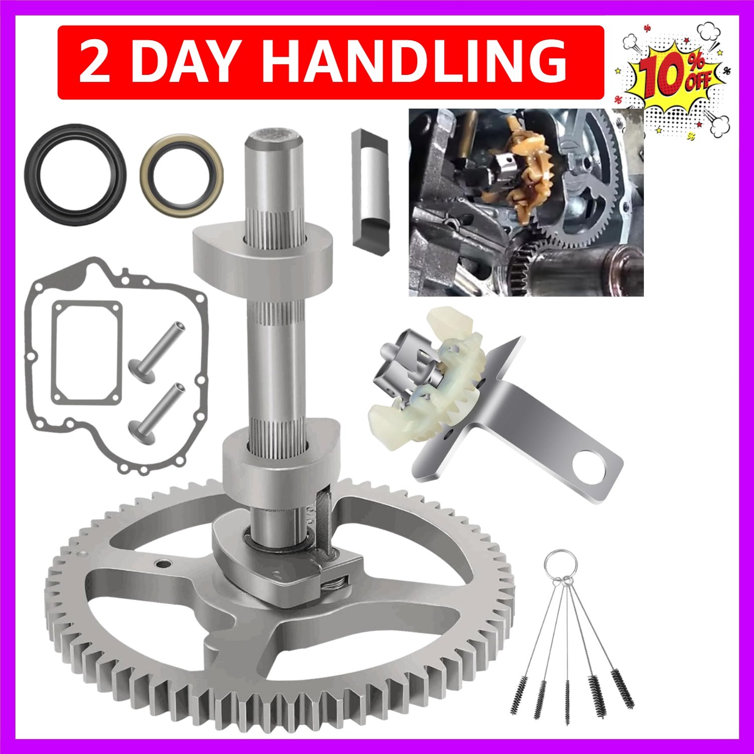 84005207 793880 Camshaft Kit & 691968 Governor & Oil Slinger Compatible With... gallery
