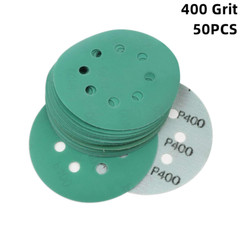 5″ 8-Hole Sanding Discs Hook & Loop Sandpaper for Orbital Sanders 40-2000 Grit