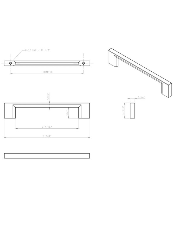 20-Jeffrey Alexander 635-128DBAC Sutton 5" Center To Center Handle Cabinet Pull gallery