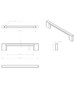 Jeffrey Alexander 635-128DBAC Sutton 5" Center To Center Handle Cabinet Pull gallery