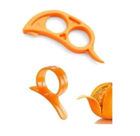 2Pcs/Set Orange Peeler Tools Citrus Peel Cutter Plastic Easy Small, gallery